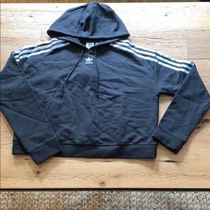 adidas sweatshirt crop top